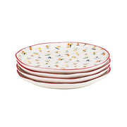 10 Strawberry Street Skiers / 6" / Traditional Appetizer Plates