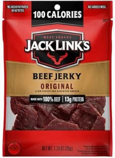 Jack Link's 10000008418 Beef Jerky, Original, 1.25-oz. - Quantity 10