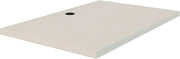 Interion Modular Partition Desktop, 36"W x 24"D, White Ash