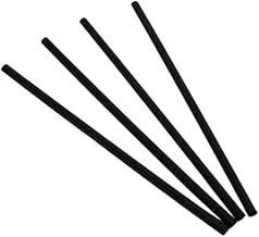 MarketPro Jumbo Wrapped Straw Black, 7.75" Overall Length | 5000/Case