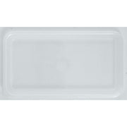 Food Storage Container Lid Translucent Plastic Food Box Lid for 3 Qt - 10 5/8"L x 6"W by J F C MANUFACTURING INC – 3.0 quarts, Plastic, Translucent, Model 3QTLF001