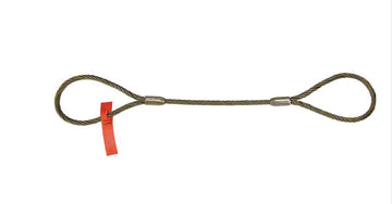 Sling, Wire Rope, L4Ft, VLL11200Lb, Dia3/4In by Lift All – Steel, Model 34IEEX4
