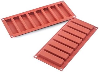 Silikomart Professional SF184 Silicone Baking Mold, Slim Bar 8 Cavities (1 Each)