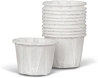 Medline Disposable Paper Souffl Cups, 1 oz., Perfect for Medication or Condiment Use, Pack of 250