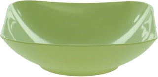 HUBERT Willow Green Serving Bowl Melamine 7 1/4" Square