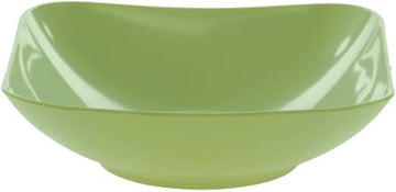 HUBERT Willow Green Serving Bowl Melamine 7 1/4" Square
