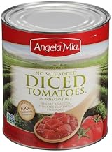Angela Mia No Salt Added Diced Tomato In Tomato Juice, 102.5 Ounce - 6 per case