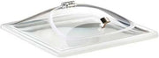 Cal Mil Cold Concept Hinged Dome Lid by CAL-MIL – 3.5" Height, 12" Width, 12" Length, Acrylic, Transparent, Model 3402