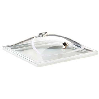 Cal Mil Cold Concept Hinged Dome Lid by CAL-MIL – 3.5" Height, 12" Width, 12" Length, Acrylic, Transparent, Model 3402