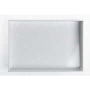 Small Display Tray White Melamine - 9 3/4"L x 6 3/4"W x 1/2"H by HUBERT – 9.8" x 6.8" x 0.5", Melamine, White, Model H0275-WHITE