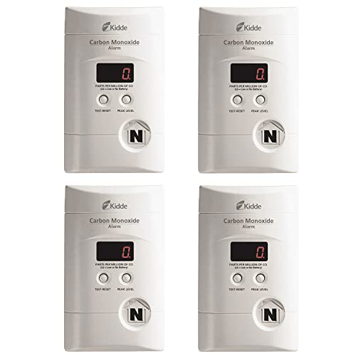 Kidde 4 Pack / White / Detector Carbon Monoxide Detectors