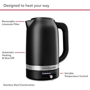 KitchenAid Black Matte / 1.8 Quarts / 1.7 liters Electric Kettles