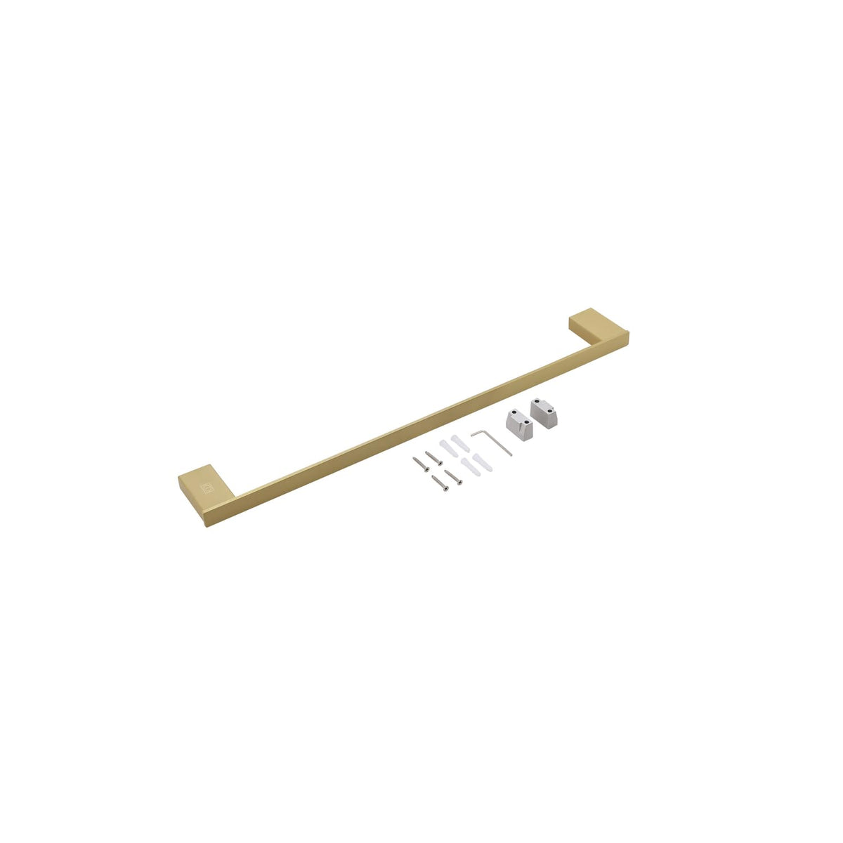 Sofia 4-Pc Stainless Steel Hardware Set in Gold by Elegant Kitchen and Bath – Stainless Steel, Gold, Model HWB-13S4BGD