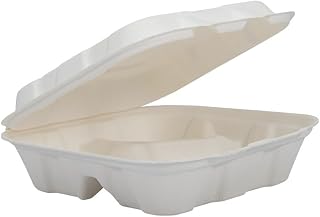 Ivory Hinged Trays, 3 Compartments, ProPlanet Seal, Dart