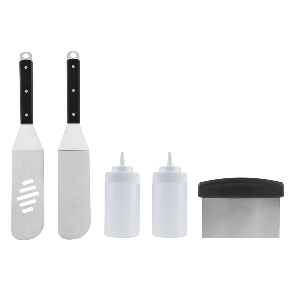 5-Piece Griddle Tools Set by Mr. Bar-B-Q – Stainless Steel, Multicolor, Model 08623Y