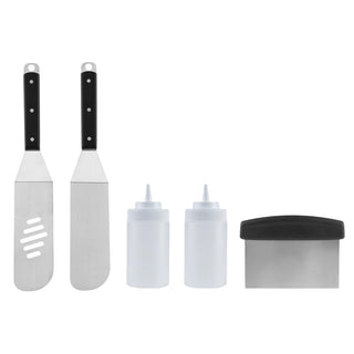 5-Piece Griddle Tools Set by Mr. Bar-B-Q – Stainless Steel, Multicolor, Model 08623Y