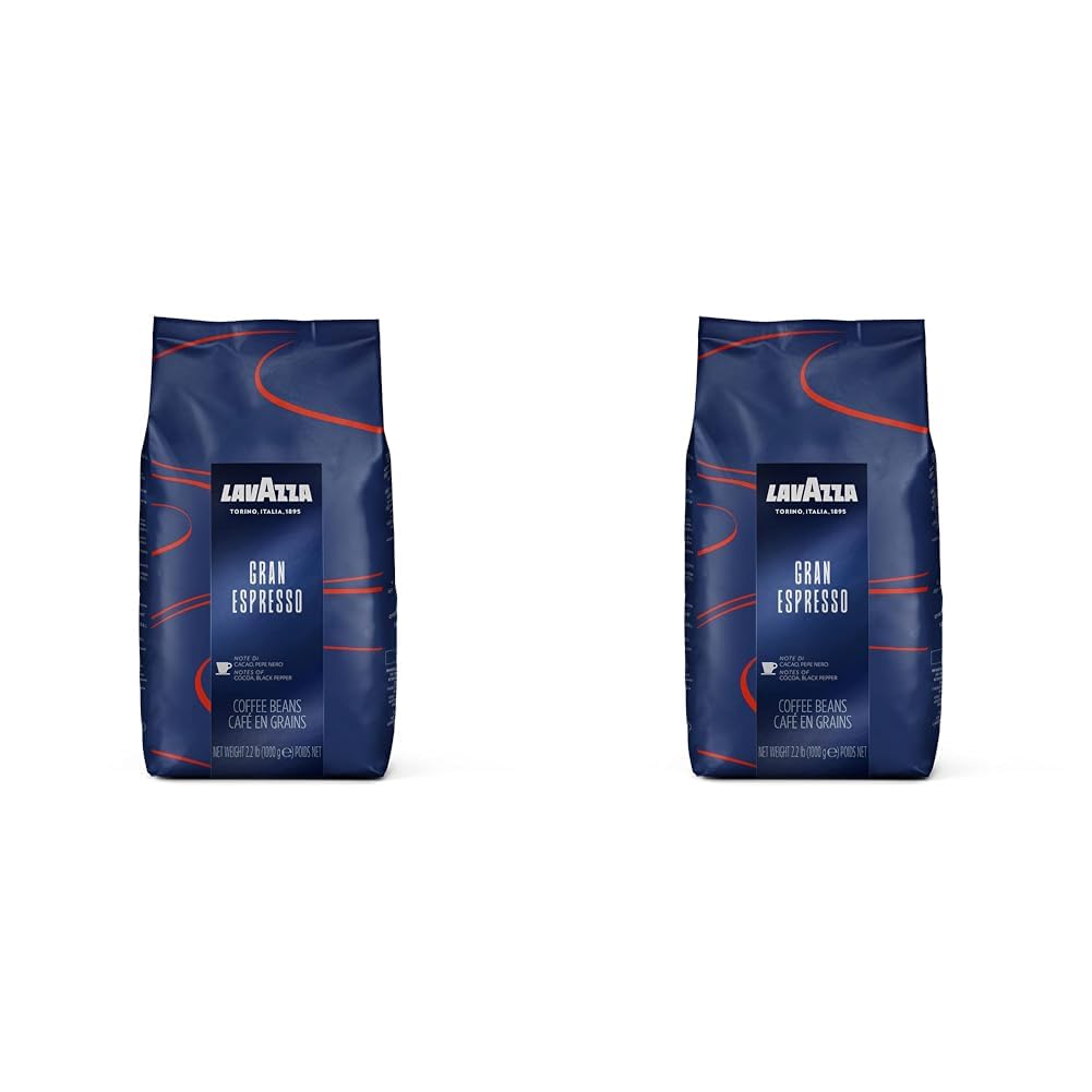 Lavazza Gran Espresso / 35.2 Ounce (Pack of 4) / 2 Roasted Coffee Beans
