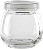 PacknWood 294VYOD101 2.08 x 2.52x 2.63 in. 3.5 oz Spheric Reusable Pudding Jar with Plastic Cap - 30 Piece