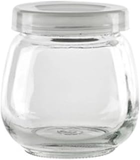 PacknWood 294VYOD101 2.08 x 2.52x 2.63 in. 3.5 oz Spheric Reusable Pudding Jar with Plastic Cap - 30 Piece