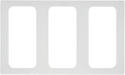 HUBERT Cold Food Bar Tile 1/3 Size White Melamine - 21" L x 12 3/4" W