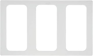 HUBERT Cold Food Bar Tile 1/3 Size White Melamine - 21" L x 12 3/4" W