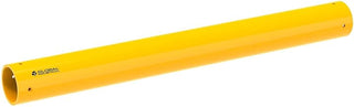 Global Industrial Protective Plastic Guard Rail, 6'L x 6" Diameter, Yellow