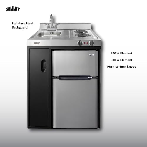 Summit Appliance Black/Stainless / 30-Inch / 3.2 cubic_feet Outdoor Refrigerators