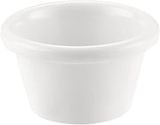 CAC Melamine Ramekin White 3oz 3 1/8", Box of 12