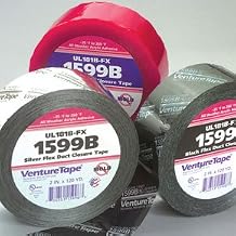 3M VentureTape 1599B-G512 FlexDuct Closure Tape, 2 in x 120 Yards, Black