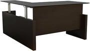 Safco Medina 72" Straight Front Desk with Return in Mocha Finish MNT51HLDC