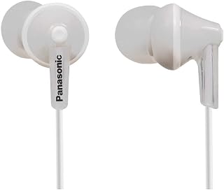 Panasonic Wired Earphones - Wired , White (RP-HJE125-W)