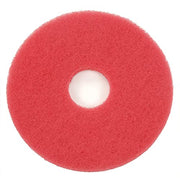 13" Red Buffing Pad by Global Industrial – 13.5"L x 13.5"W x 5"H, Aluminum Oxide, Red, Model 404413