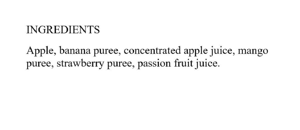 Buddy Fruits Multifruit / 3.2 Ounce (Pack of 18) / 18 Applesauce