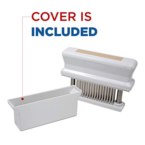 Jaccard White with Tan / Pack of 1 / White Original Super 3 Professional 48 Blade Tenderizer Tenderizers