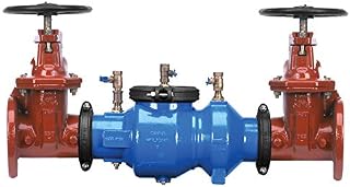 Zurn Wilkins 4 Inch 350A Double Check Backflow Preventer, with NRS Gates, FLG x FLG