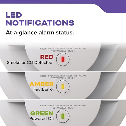Kidde 2 Pack / White / 9th Edition Combination Smoke & Carbon Monoxide Detectors