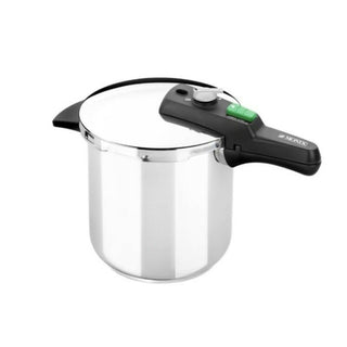 Quick Fast Pressure Cooker by Monix – 6.3 Quarts, 6 liters, Stainless steel, Silver, Model M560005
