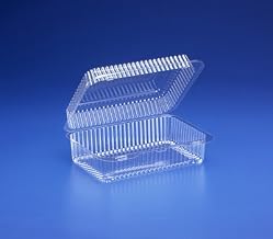 INLINE PLASTICS SLP40 HINGED CONTAINER PLASTIC CASE OF 276