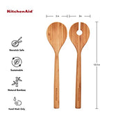 KitchenAid 2-Piece / 2-Piece Bamboo Salad Server Set / Bamboo Cooking Spoons