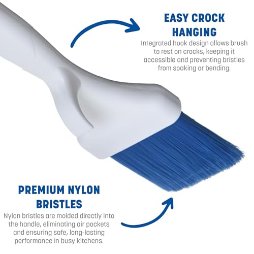 Carlisle FoodService Products Nylon / Blue / 3" Pastry Brushes
