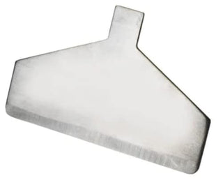 Grill Scraper Blade by Winco – small, Aluminum, metalic, Model SCRP-5B