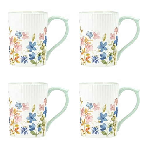 10 Strawberry Street Painted Garden / Large / Classic Glassware & Drinkware