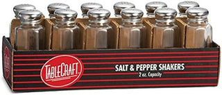 Paneled Salt and Pepper Shaker 2 oz