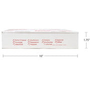 10" Pizza Box by Rock Tenn – white, Model 136577