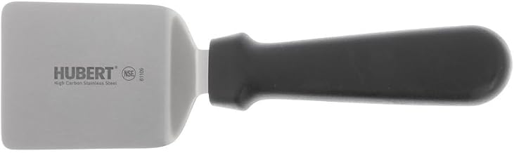 HUBERT Hamburger Turner Stainless Steel with Black Polypropylene Handle - 4 1/4"L Blade