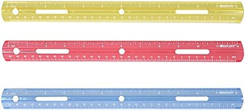 Acme United ACM10526-36 12 in. Westcott Plastic Ruler - 36 Each