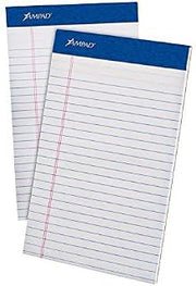 ESSELTE CORPORATION AMPAD PERFORATED WHITE 5 X 8 PAD (Set of 6)