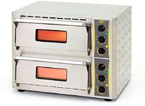Equipex PZ-430D Countertop Electric Pizza Bake Oven, Double Deck, Stainless Steel, 208/240v, NSF