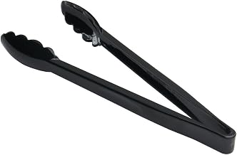 Hubert Scalloped Plastic Serving Tongs - 12"L