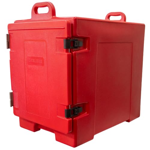 Carlisle FoodService Products Red / 5 Pan Capacity / 6.02 cubic_inches Bus Tubs